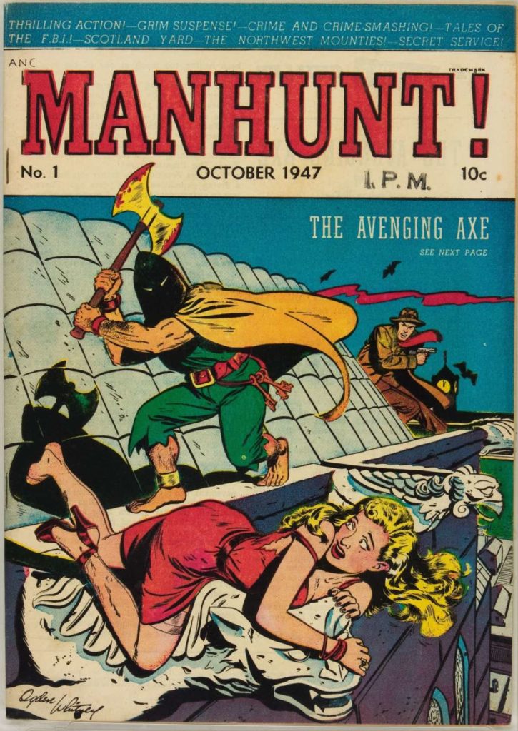 Manhunt! #1, Magazine Enterprises