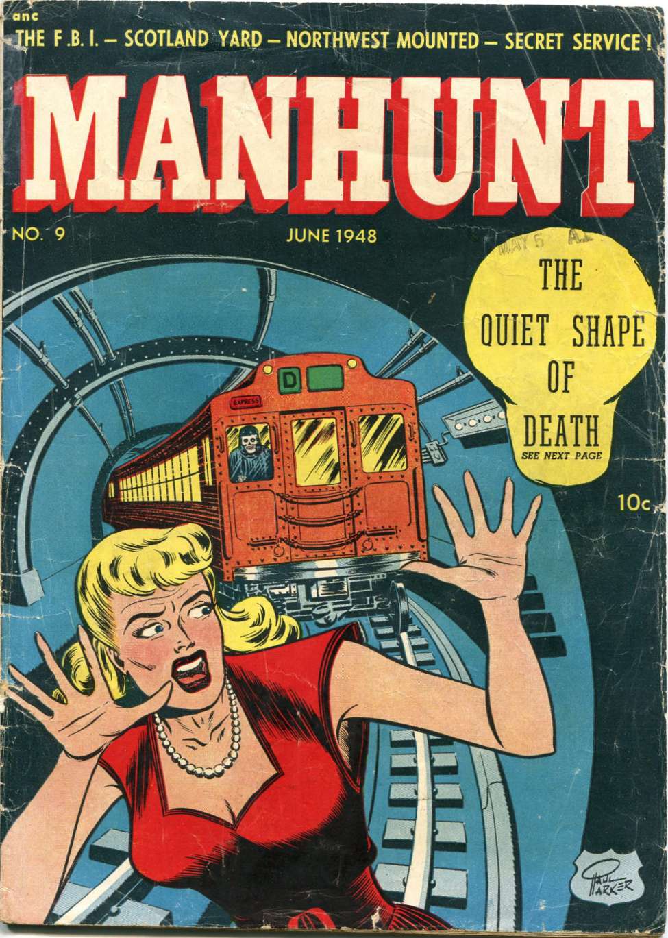 Manhunt #9, Magazine Enterprises