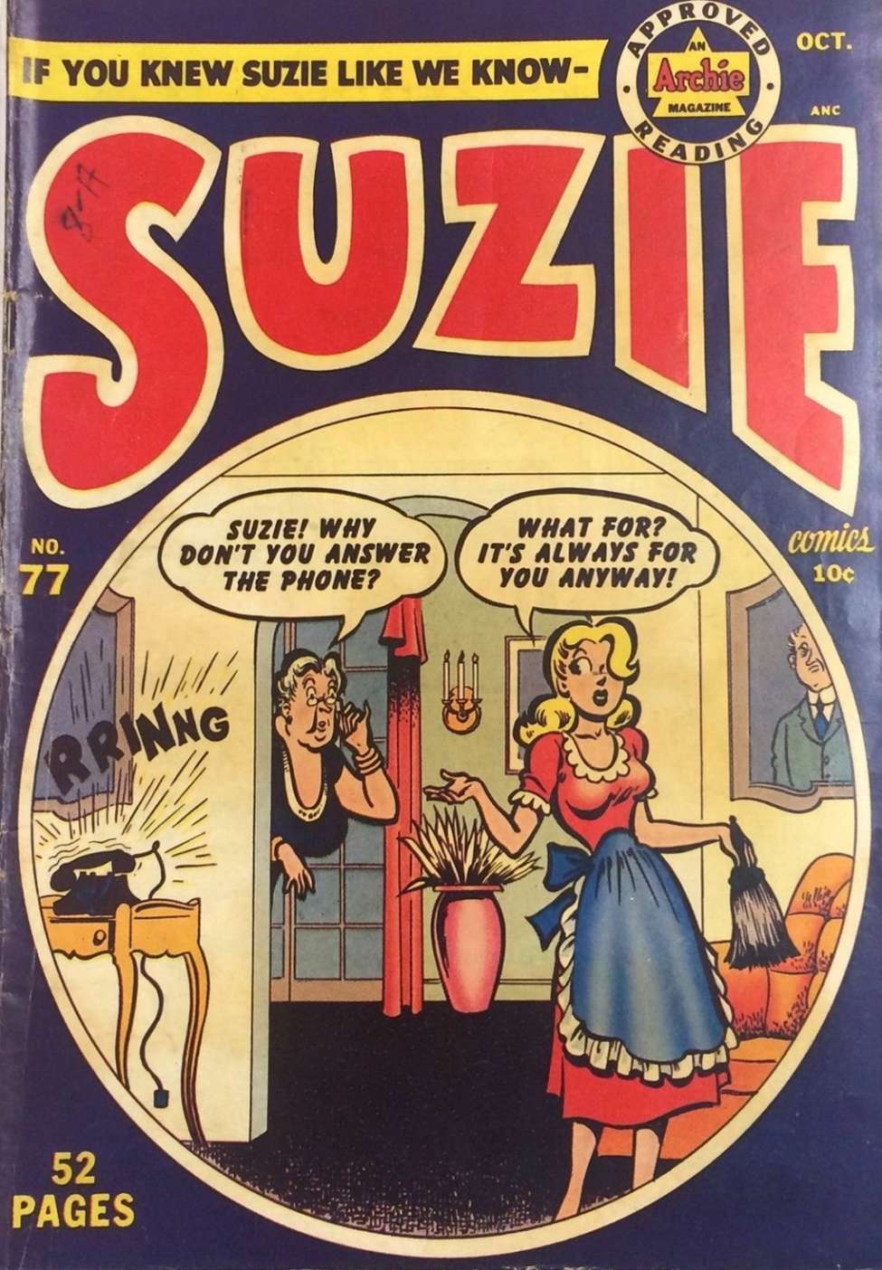 Suzie #77, MLJ/Archie