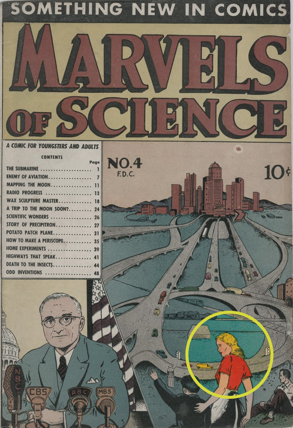 Marvels of Science #4, Charlton